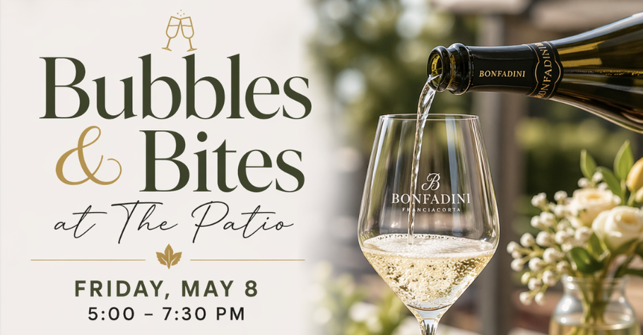 Bubbles & Bites at The Patio